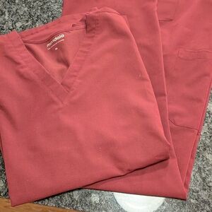 Mandala Scrub Top and Pants Set